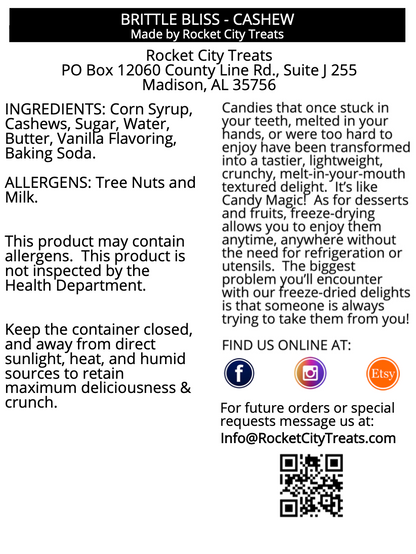 Brittle Bliss - Cashew