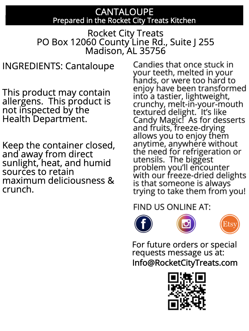 Cantaloupe Crunch Bites