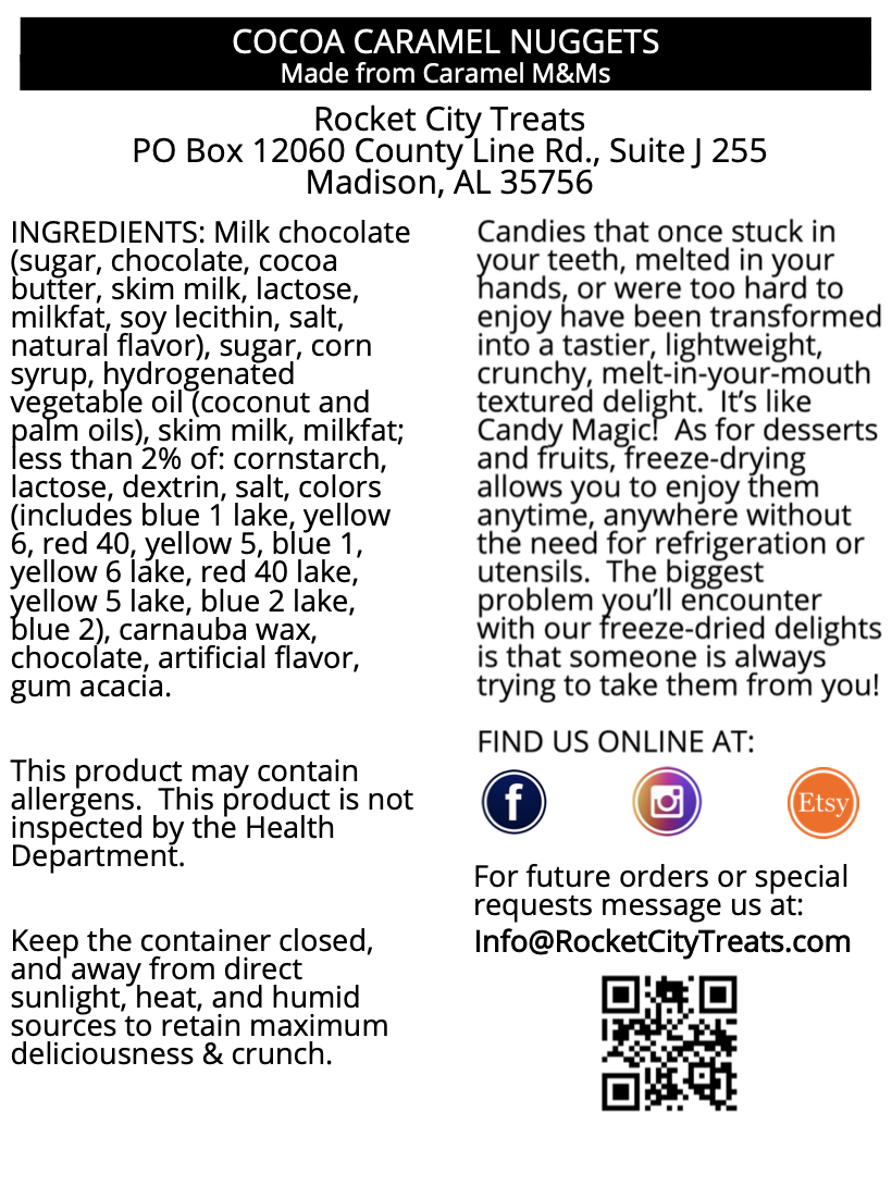 Cocoa Caramel Nuggets