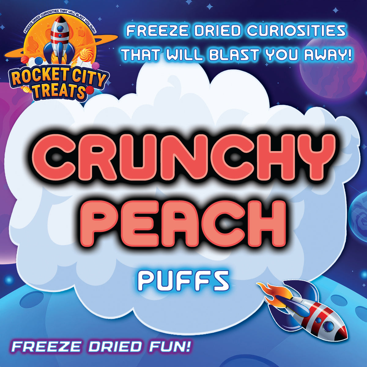 Crunchy Peach Puffs