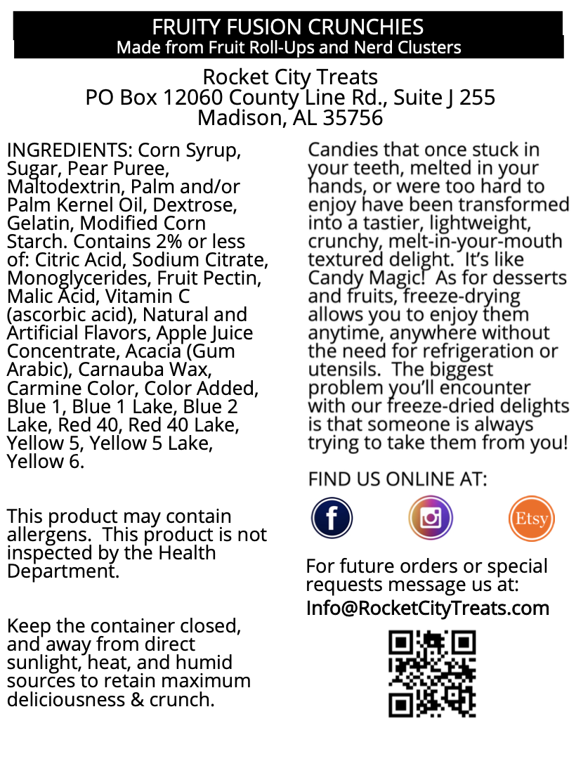 Fruity Fusion Crunchies