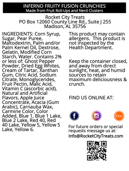 Inferno Fruity Fusion Crunchies