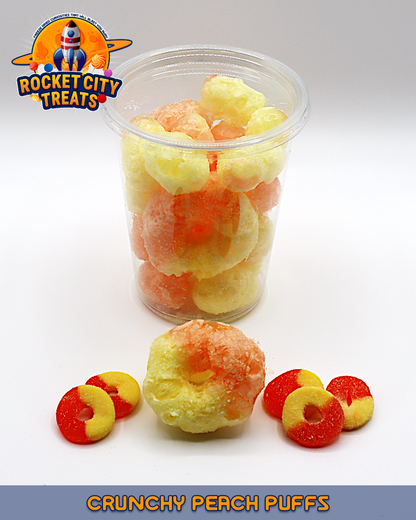 Crunchy Peach Puffs