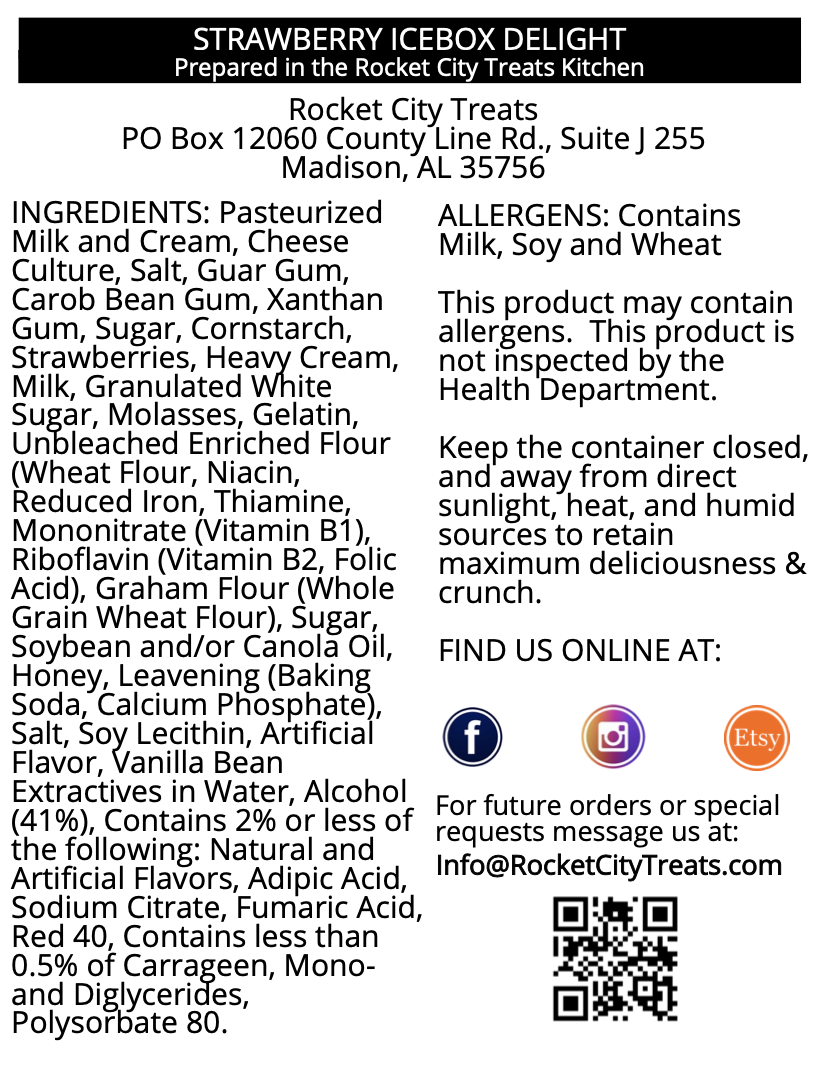 Strawberry Icebox Delight